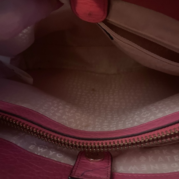 Kate Spade Fuchsia Textured Satchel - Picture 9 of 9